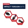 NORSKE TOOLS (J)Norske NIBPI617 2" Assorted Impact Torsion Screwdriver Bit