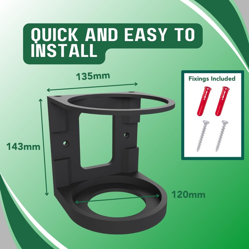 EASYREP Wall-Mounted Hand Wipe Holder – Compatible with Most Wipe