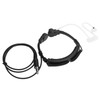 Telescopic Throat Vibration Microphone Earphone Headphone for Walkie Talkie Radio