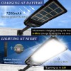 990000LM LED Solar Street Light Commercial Dusk To Dawn Outdoor