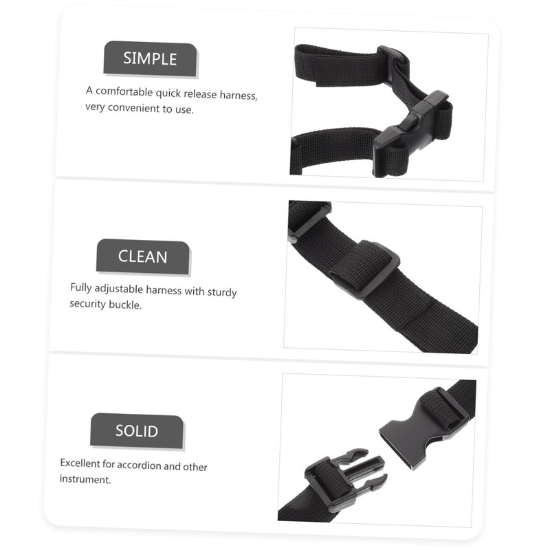 NOLITOY Portable Chest Strap Easy Adjustment 2 Pack for Enhanced