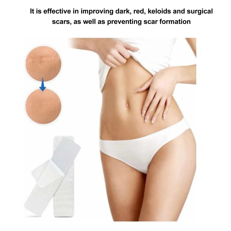 Stretch Mark Patch Soft Silicone Clear Concealed Reusable Strong Adhesive