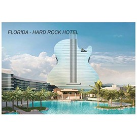 Florida USA United States Fridge Refrigerator Magnets (1 Piece, Style: Hard Rock Hotel #FL6)