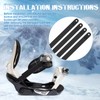 Knitgrip 12 Pcs Snowboard Ankle Ladder Strap Binding 7.8 x