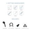 Moen Engage Magnetix Matte Black Eco-Performance 3.5-Inch Six-Function Detachable Handheld