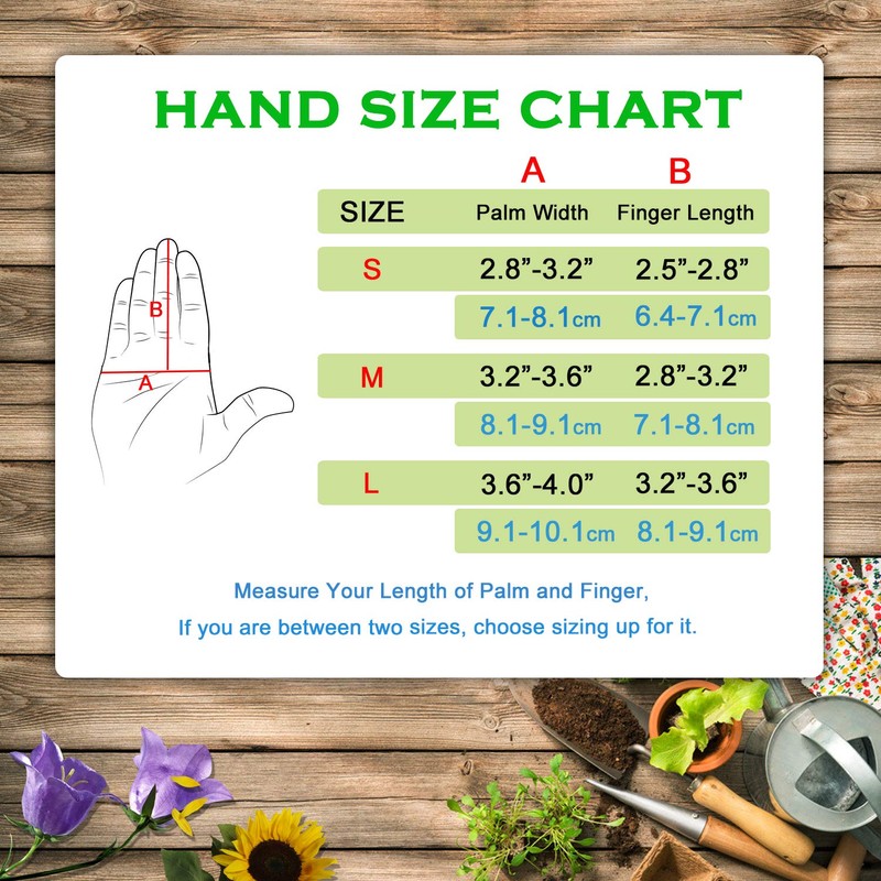 HLDD HANDLANDY Long Sleeve Gardening Gloves for Women, Leather Rose