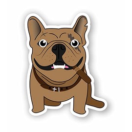 AMA SHOP sticker sticker shaped french bulldog mod.2 decals pvc for decals wall mural car motorcycle helmet camper boat