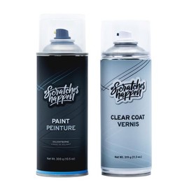 ScratchesHappen Exact-Match Spray Paint - Crystal Black Pearl (NH-731P) for Acura - Essential (Paint + Clear Coat)