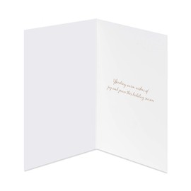 Papyrus Holiday Cards Boxed with Envelopes, Warm Wishes, Gold Reindeer (12-Count)