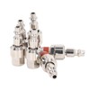 Mavaol 1 4in 18 NPT Pneumatic Quick Connect Fittings, Stainless