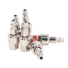 Mavaol 1 4in 18 NPT Pneumatic Quick Connect Fittings, Stainless Steel, Leak Proof, Ball Joint Rotation, for Air Tools, Professional and DIY Use
