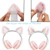 otuiaim Kitty Ears Decorative Headphones, Universal Cosplay Decoration Compatible with