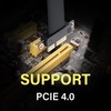SinLoon PCIe 4.0 X1 Riser Cable 180 Degree PCI-E 1X