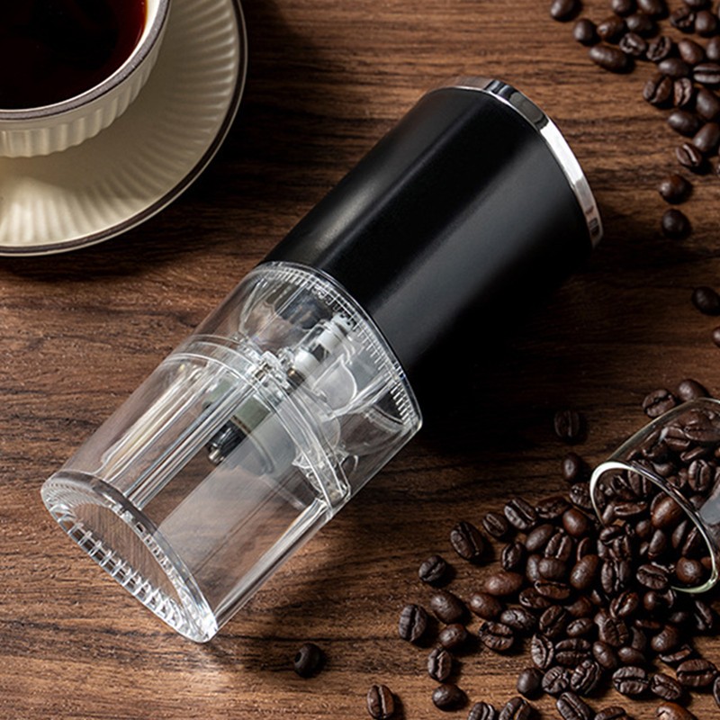 Portable Electric Coffee Grinder 13W 155ml Automatic Enhanced Flavor Rechargeable
