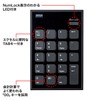 Sanwa Supply NT-BT21BK Bluetooth Numeric Keypad, 20 Keys (19 Keys