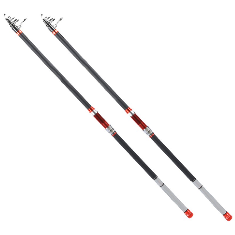 Carbon Superhard Telescopic Fishing Rod Portable Long Shot Fishers Tackle