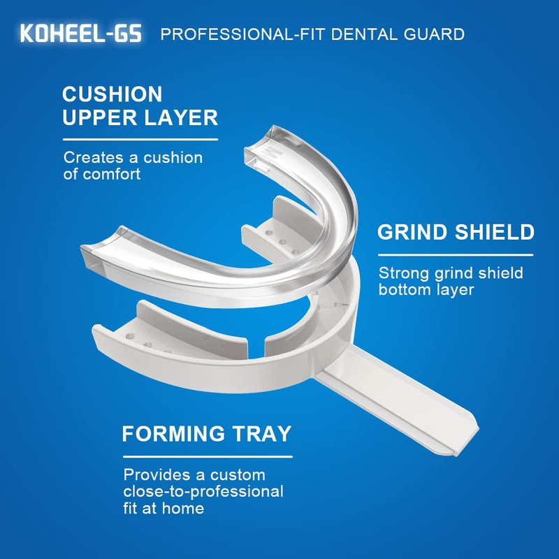 KOHEEL Bite Splints with Adjustment Tray, Malleable and Easy to