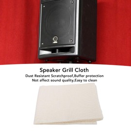 Speaker Grill Fabric Cloth Stereo,Speaker Protective Fabric Scratchproof, for Home Theater KTV Stage Speakers, Speaker Dust Resistant Protective Cover, Stereo Fabric Speaker