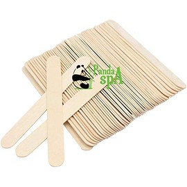 PandaSpa 100 Pieces Jumbo Craft Sticks, Premium Natural Wood for Building, Mixing, and Creating Craft Projects, Size 6 x 3/4