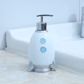 Gralara Rocket Shaped Liquid Soap Dispenser,Shower Liquid Dispenser,Hand Soap Liquid Soap Liquid Dispenser Pump, for Kitchen,Bedroom Restaurant
