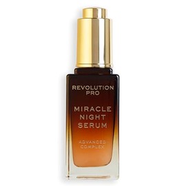Revolution Pro Miracle Night Rescue Serum Advanced Complex, Suero Facial Nocturno, Suaviza y Rellena la Piel con Ácido Hialurónico y Péptidos, 1 oz