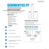 Filtro Purikor Cartucho De Polipropileno Termofusionado, Flujo Nominal de 2-8