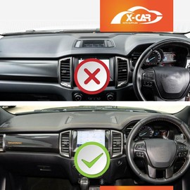 X-Car Dash Mat for Ford Ranger PX Mk3 Series 2018-2022 Non-Slip Microfiber Pad Cover Interior Accessories