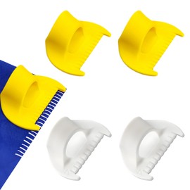 uadbau 5 Piece Edge Sewing Lockranding Tool Kit, 4mm Lockstitching Tool, 2 Color Sewing Templates & Edge Stitch Gauge for Uniform Precision Stitching DIY Fabric Edging Crafts.