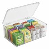 Tea Bag Organizer - Clear Acrylic Tea Storage Box with