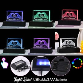 Ornalrist 80th Birthday Gifts for Women, Crystal Engraved Keepsake Happy 80th Birthday Presents for Sisters Friends Mum Grandma Turning 80 Years Old