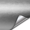 VViViD® XPO Silver Brushed Steel Car Wrap Vinyl Roll with
