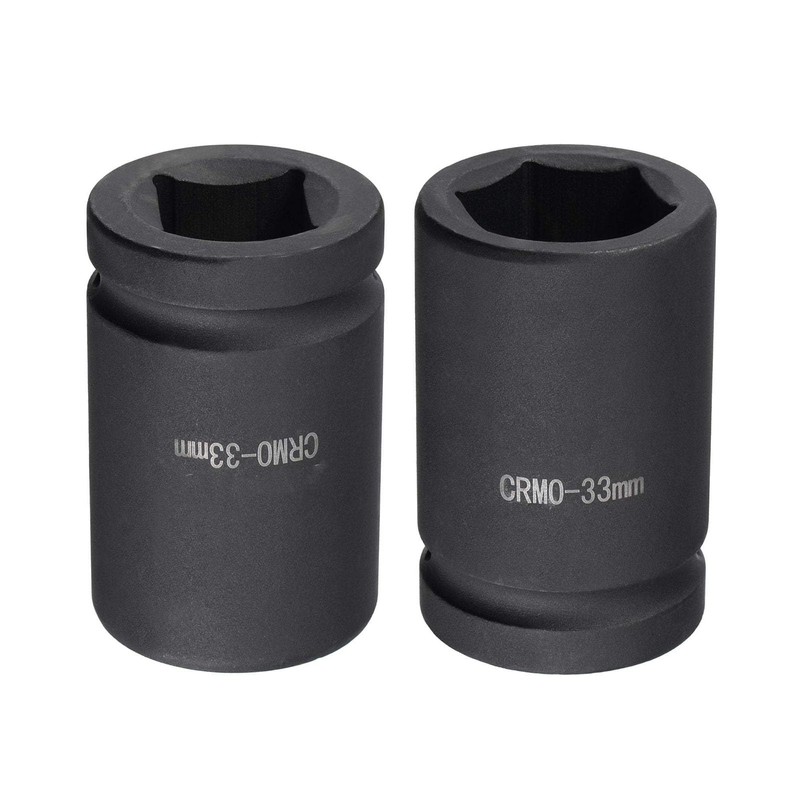 TOP-VIGOR 1 Inch Drive by 33mm 6-Point Impact Socket, Durable