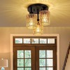 3 Pack Rattan Lamp Shade Small Boho Shades Replacement -