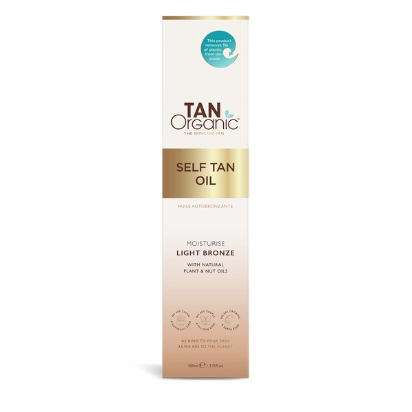 TanOrganic Self-tanning oil, self-tanning certified, organic, natural, vegan, 100 ml