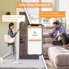 Tinewa Keyless Entry Door Lock with 2 Lever Handles, Fingerprint