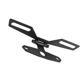 Motorcycle License Plate Bracket, Adjustable Aluminum Alloy, Universal Fit for ATV Dirt Bike