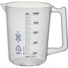 TRUSCO HPB-1000 Polypropylene Blue Scale Beaker 33.8 fl oz (1,000