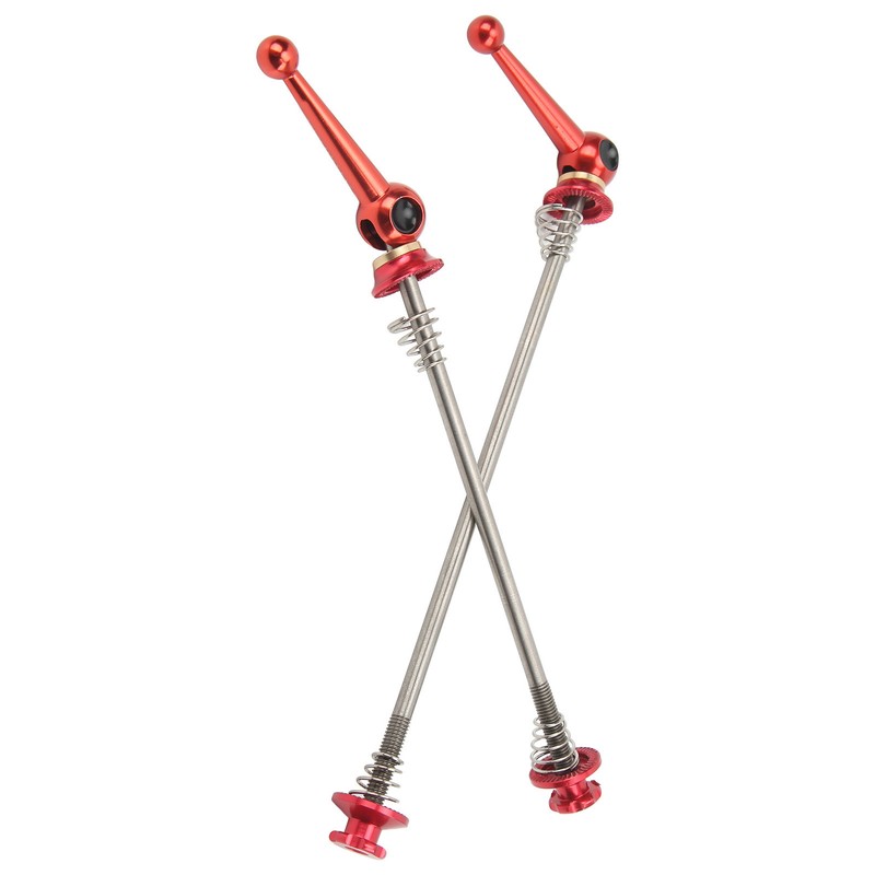 CANSUCC 2pcs Bicycle Wheel Skewer Aluminum Alloy Quick Release Titanium