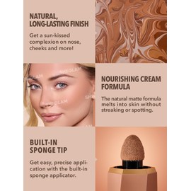 SHEGLAM Sun Beam Matte Liquid Bronzer-Hickory