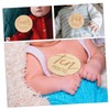 Kisangel 12 pcs Double Sided Round Monthly Milestone Markers Growth