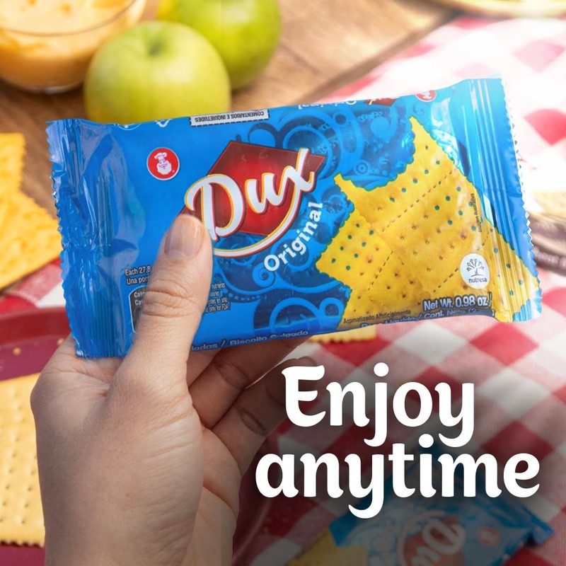 Dux, Original Crackers, Salty & Crunchy, Enjoy Anytime, 8.82 Ounce,