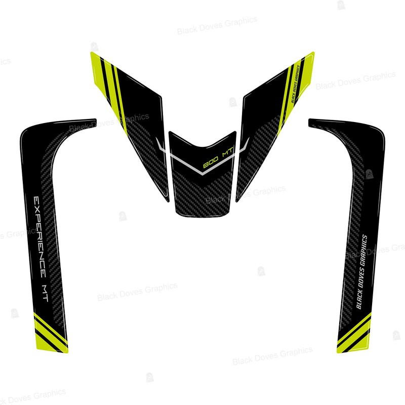 3D Sticker Resin Protectors Compatible with CF Moto 800MT Touring