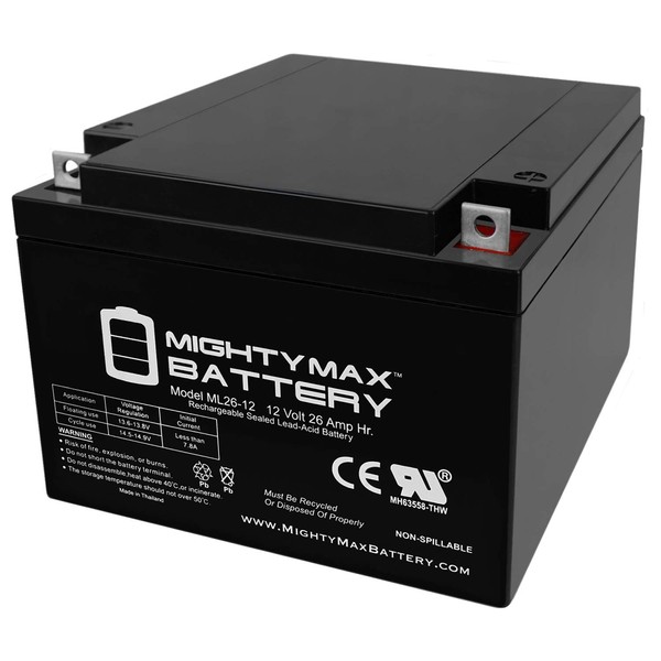 ML26-12 12V 26AH Replacement Battery for Enersys Genesis 12V 24Ah