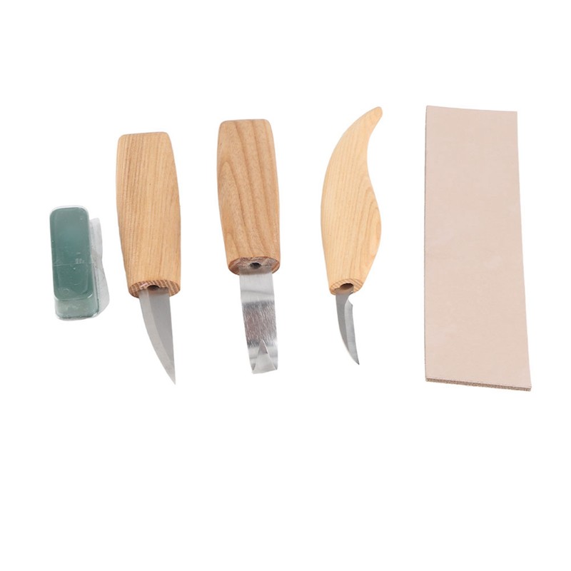5pcs/set Wood Carving Tools Set Hand Wood Engraving Chisels Knife