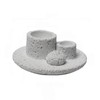 4 in 1 Cement Holder for Incense Sticks/Palo Santo/Sage Sticks/Candle