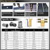 ASKWAY Rivet Nut Tool Set SAE & Metric 860 PCS