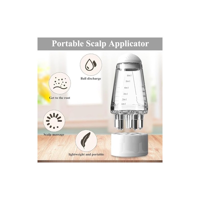 Aceite Para El Cabello Y Cuero Cabelludo Con Aplicador Y
