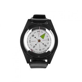 Demeras Wrist Compass Waterproof Outdoor Mini Lightweight Wristwatch ABS Camping Survival Compass for Hiking Camping Boating