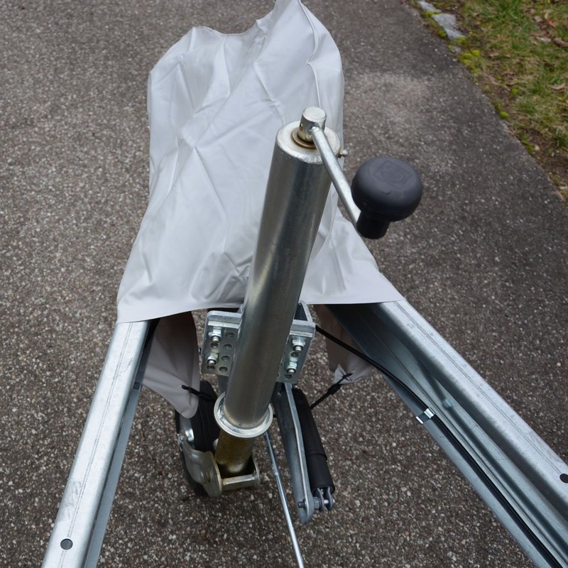 Systafex® Tow Bar Cover Towing Hitch Protective Cover PVC Grey