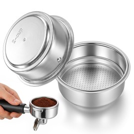2 Pcs 51mm Portafilter Basket, Stainless Steel Coffee Filter